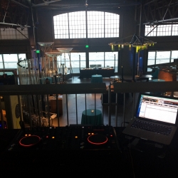 DJ at Exploratorium